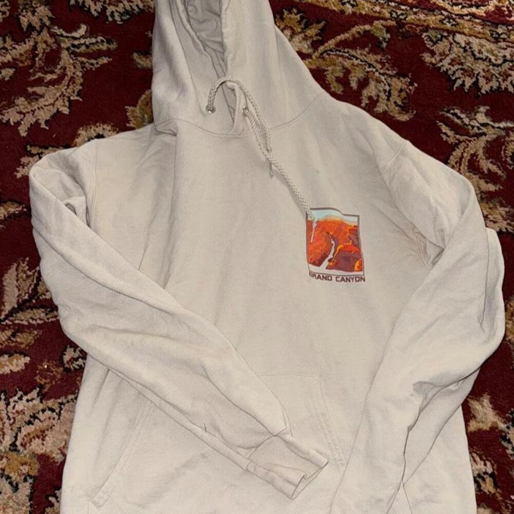 White grand canyon hoodie